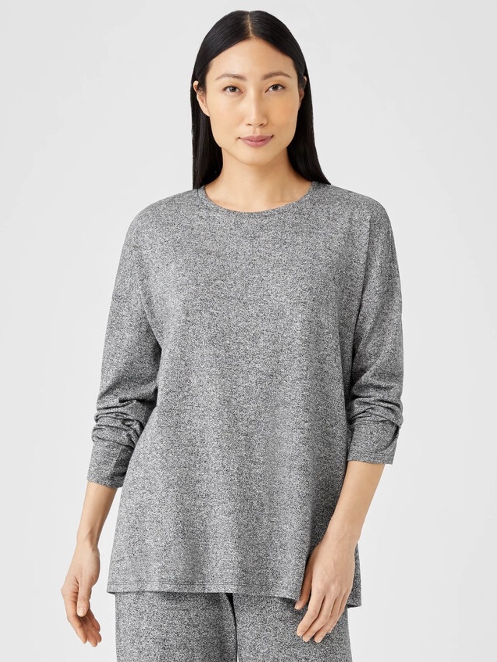 Eileen Fisher Organic Cotton Hemp Box-Top
